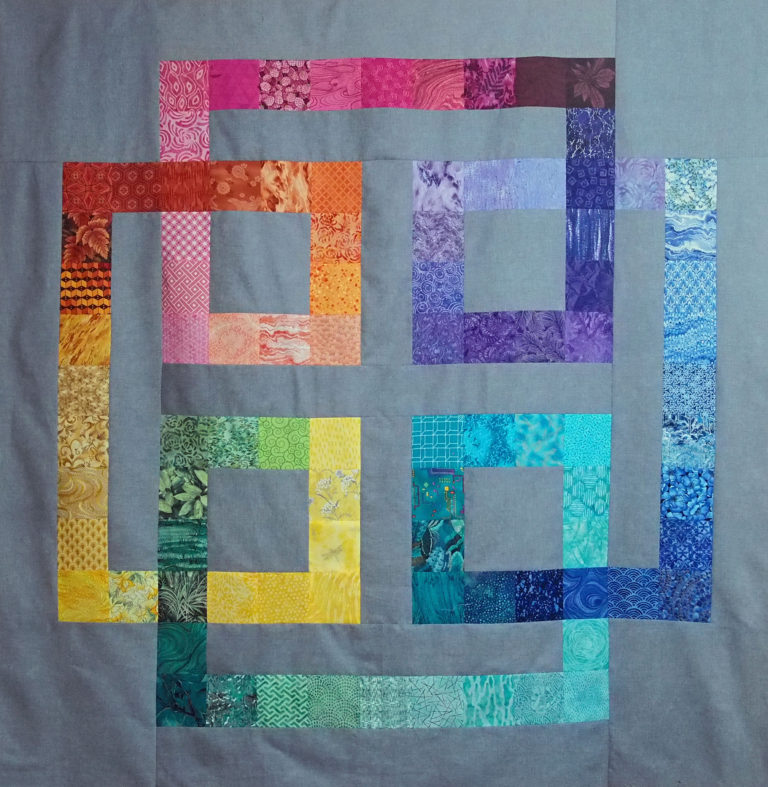 Interweaving Quilts Like Crossword Puzzles : Quilts by Cindy Thury Smith